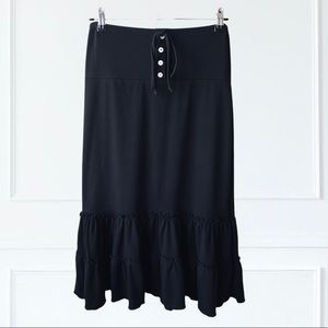 Vintage Black MIDI Skirt Lucy Love